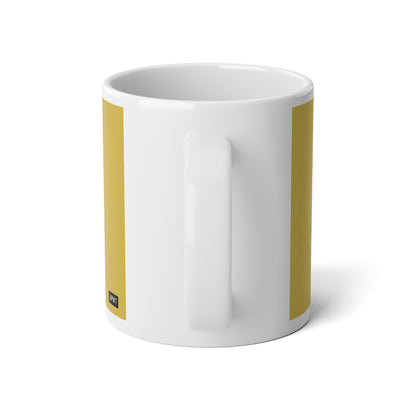 Be You in Yellow and Brown Jumbo Mug - 20oz Mug