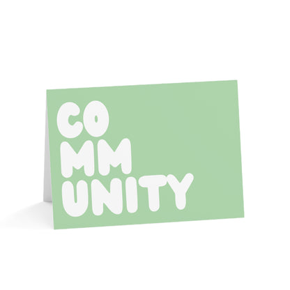 A Community in Mint Green Card Set - The  APWT Gift Shop