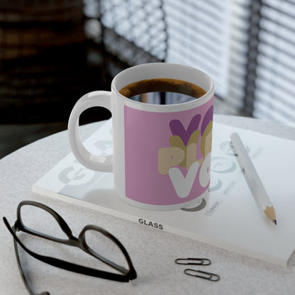 Please Vote in Pink Jumbo Mug - 20oz Mug
