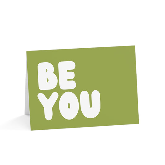 Be You in Lime Green Card Set - The APWT Gift Shop
