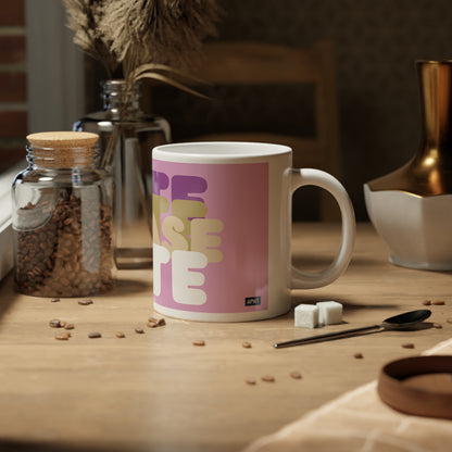 Please Vote in Pink Jumbo Mug - 20oz Mug