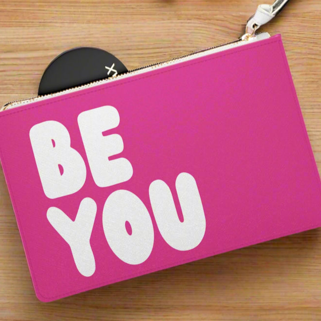 Be You in Hot Pink Clutch