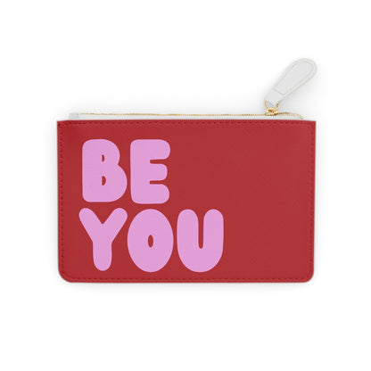 Be You Love in Red Small Zip-Up Pouch