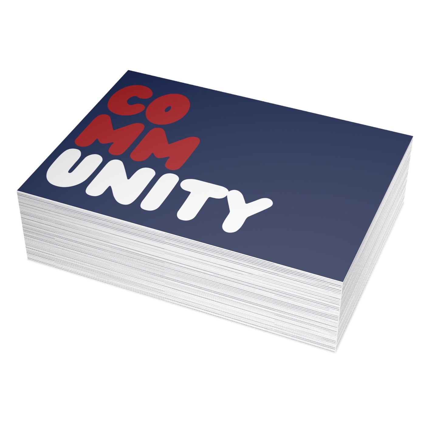 Community Fracture Postcard Set - 2 Sizes Available, Quantities of 10, 30, 50