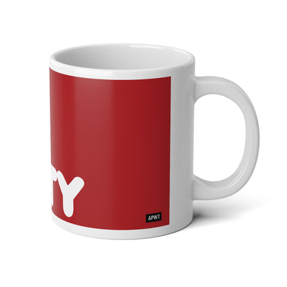 The Holiday Community Jumbo Mug in Red - The APWT Gift Shop