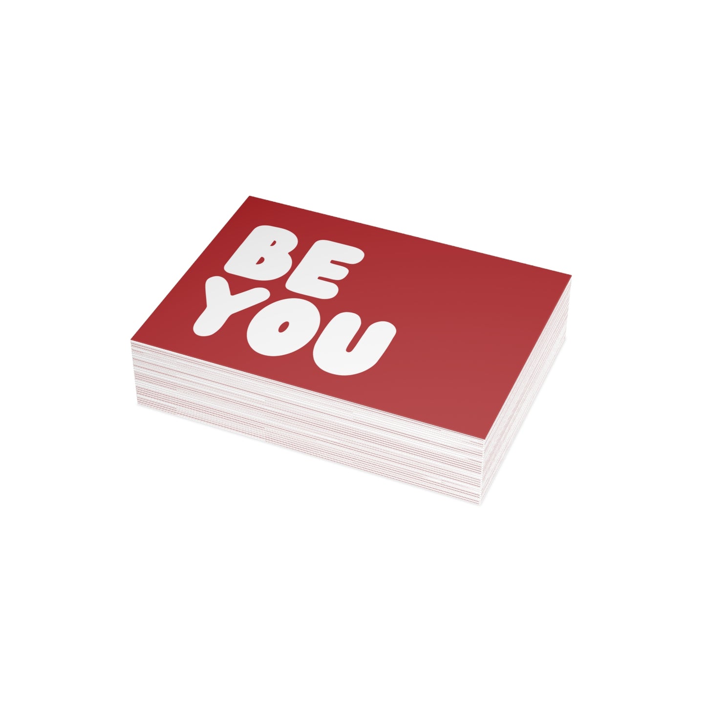 Be You Love in Red and White Card Set - Quantities of 10, 30, 50