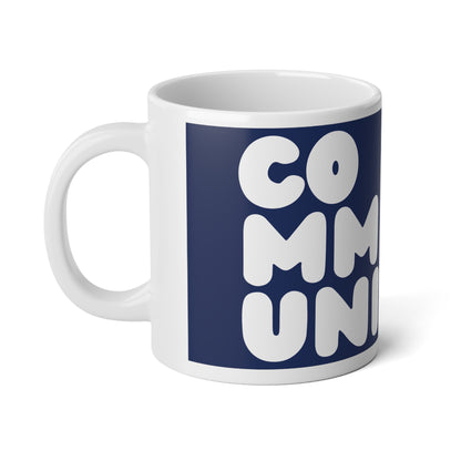 A Community in Dark Blue Jumbo Mug - 20oz Mug