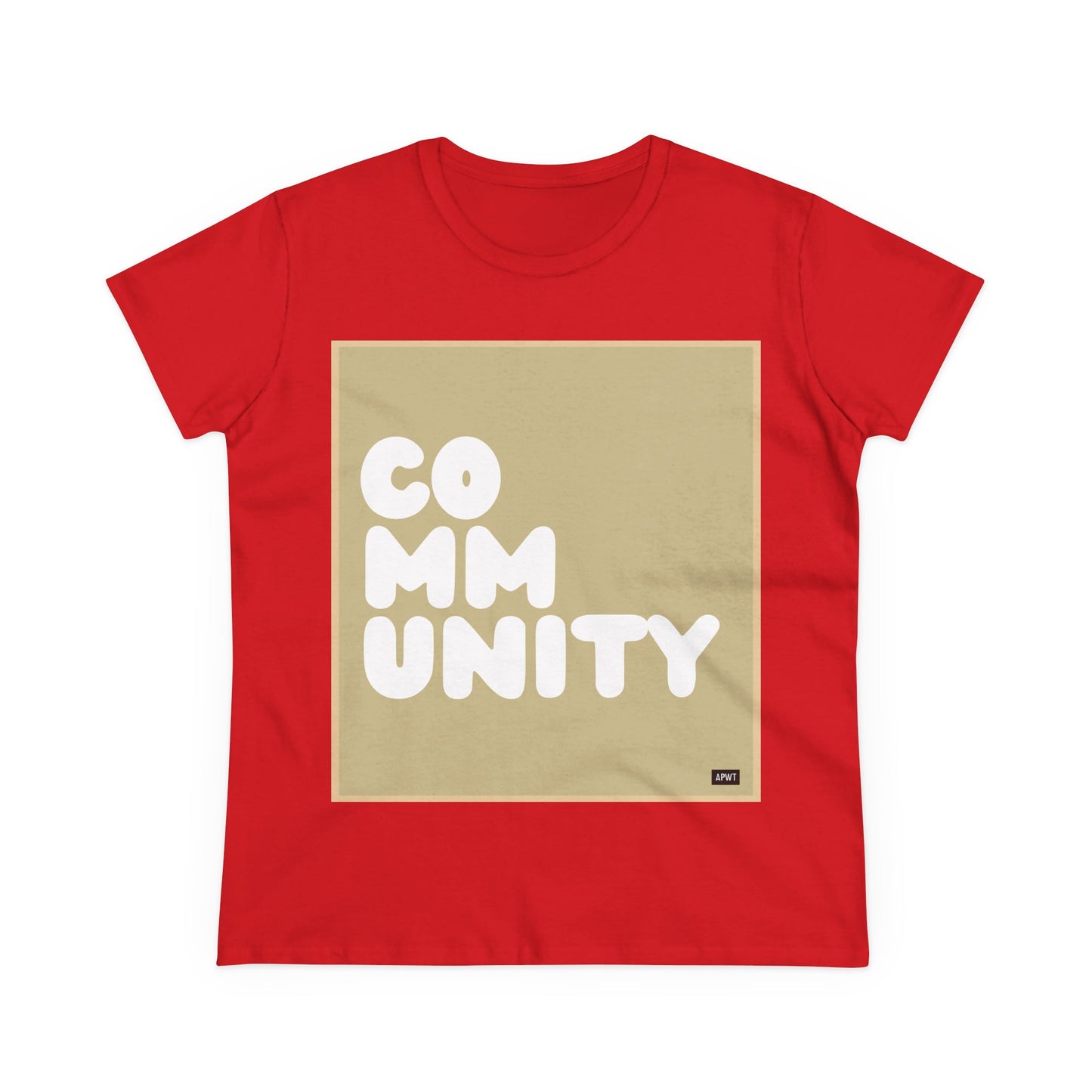 A Community in Beige Women's T-Shirt - Available in Assorted Colors