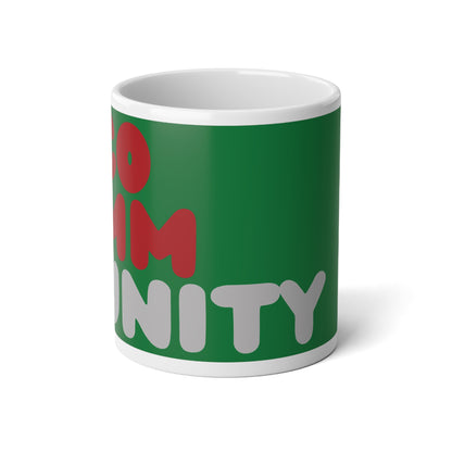 The Holiday Community Jumbo Mug in Green - The APWT Gift Shop