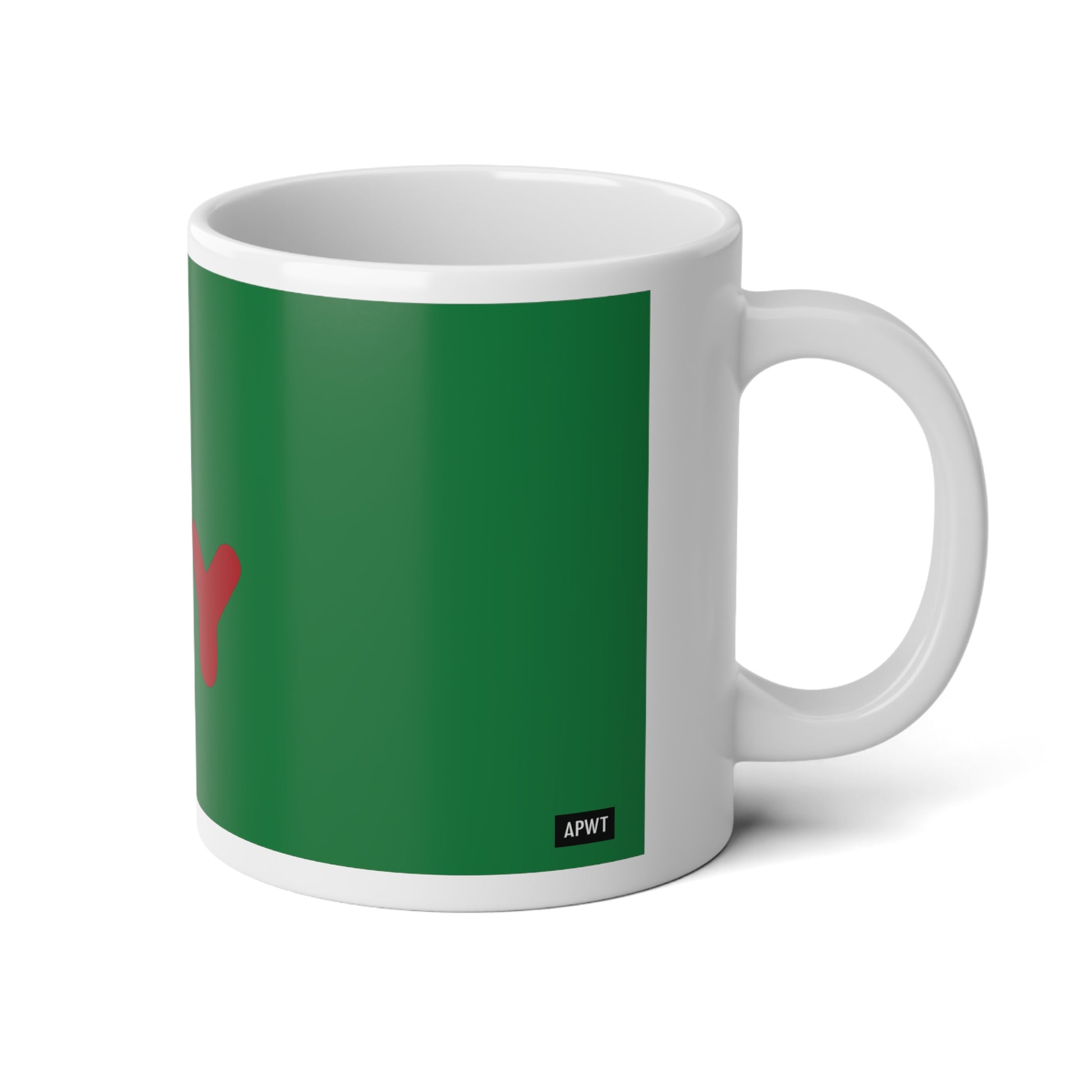 The Green Holiday Jumbo Mug - The APWT Gift Shop