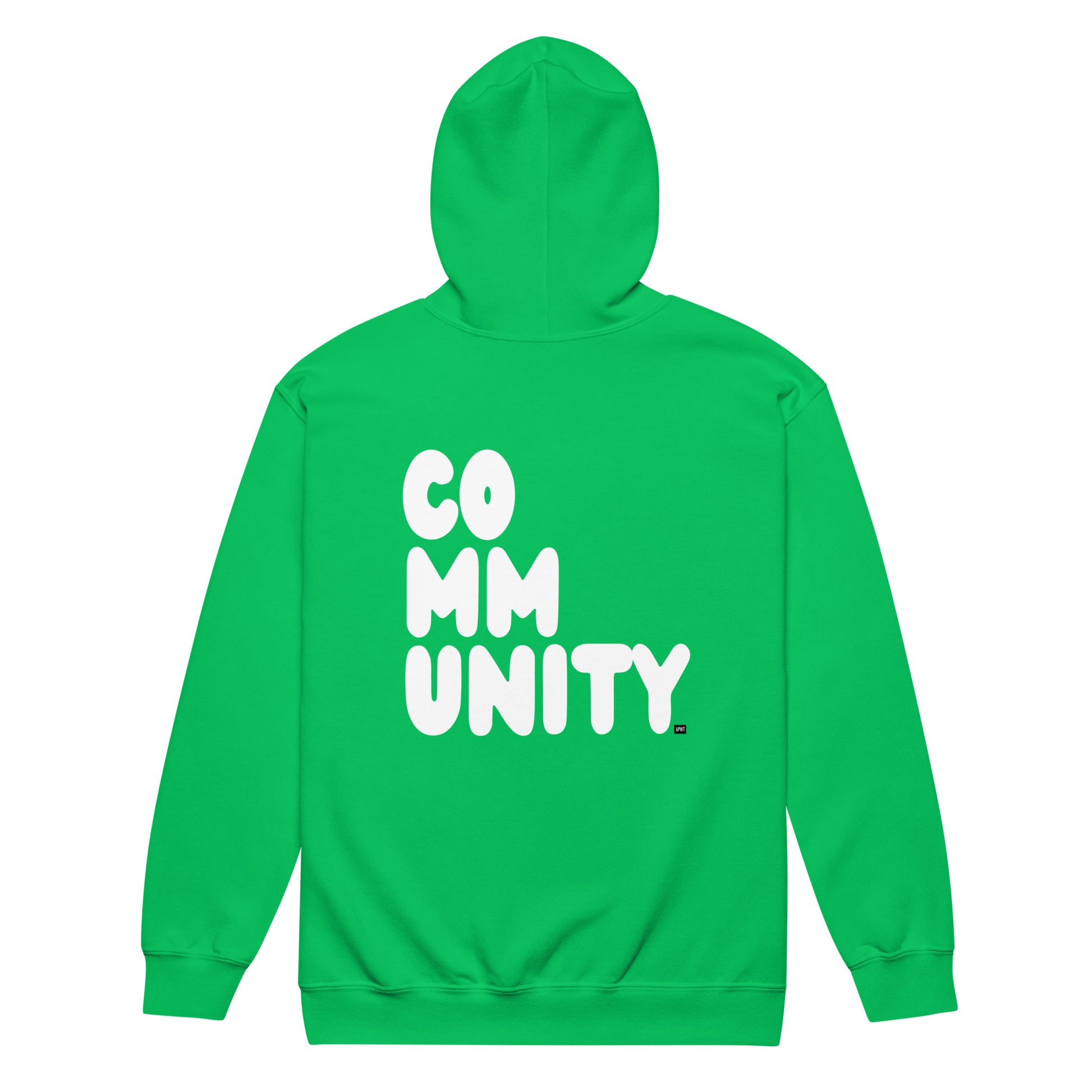A Community in Green Spaces Unisex Zip-Up Hoodie