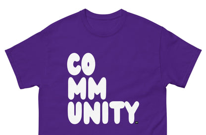 A Community in Purple Flowers Unisex T-Shirt