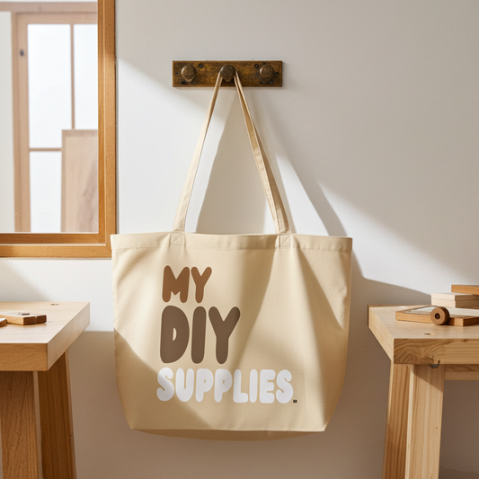 My DIY Supplies Jumbo Tote Bag