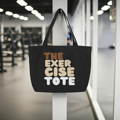 The Exercise Tote Jumbo Black Tote Bag