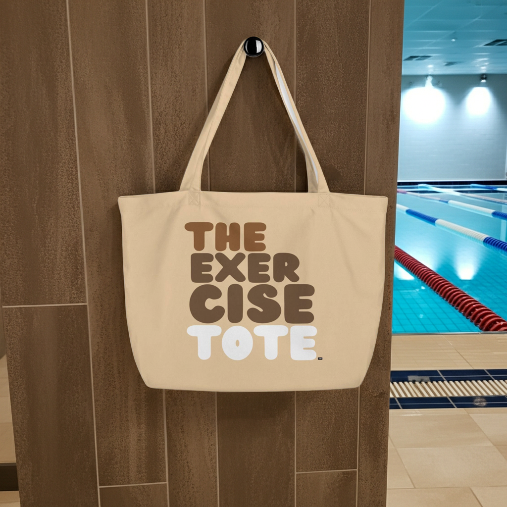 The Exercise Tote Jumbo Tote Bag