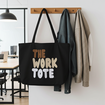 The Work Tote Jumbo Black Tote Bag