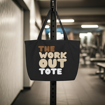 The Workout Tote Jumbo Black Tote Bag