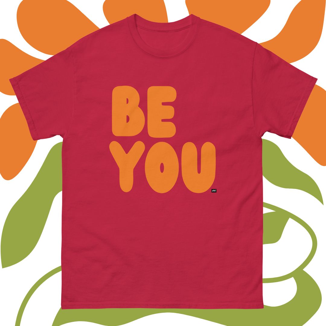 Be You in Apple Red and Orange Unisex T-Shirt