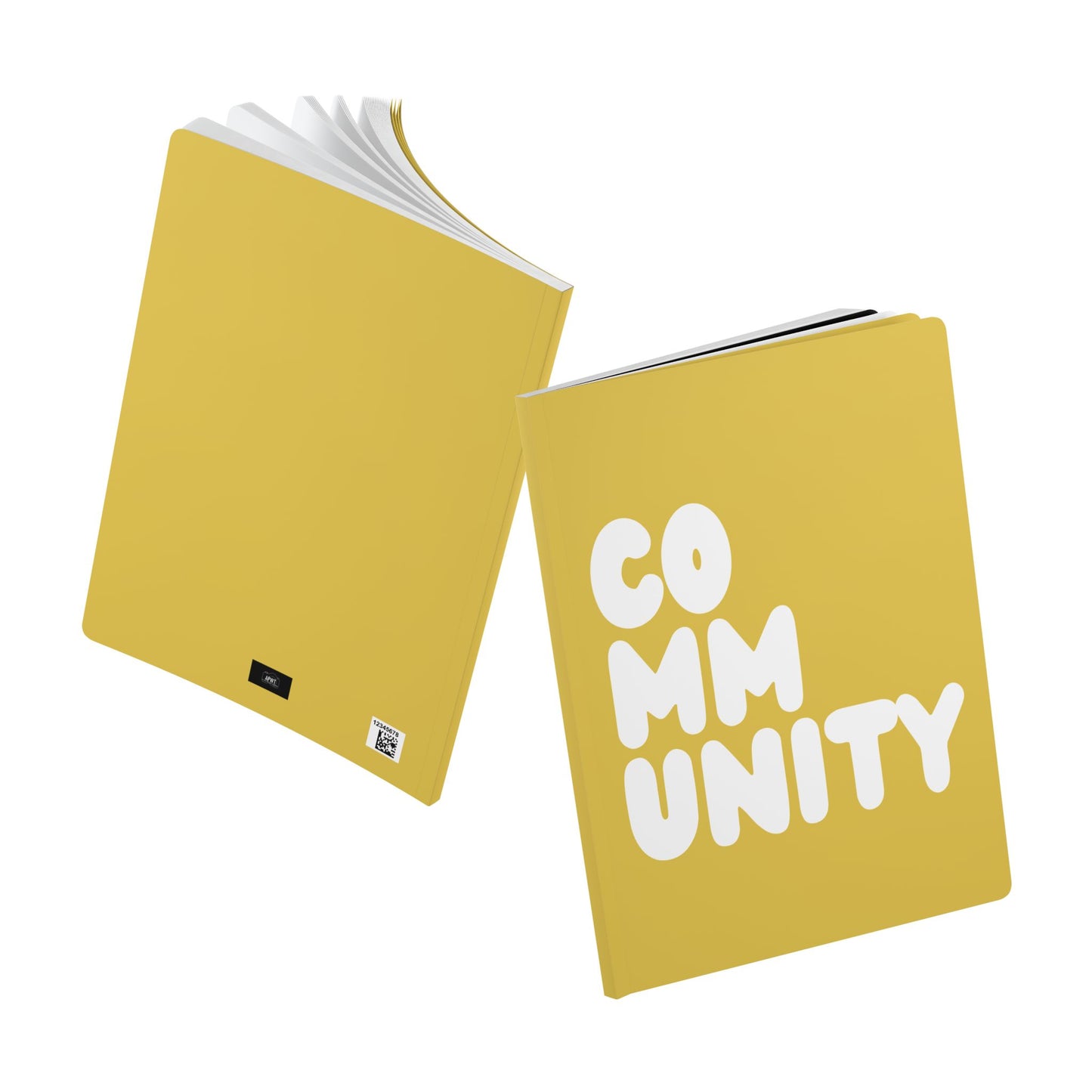 A Community in Yellow Soft Cover Journal