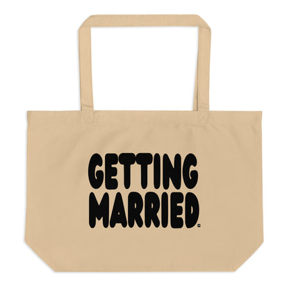 Getting Married Jumbo Tote Bag from the APWT Gift Shop Flat