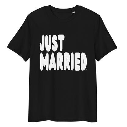 Just Married Premium Unisex T-Shirt in Black