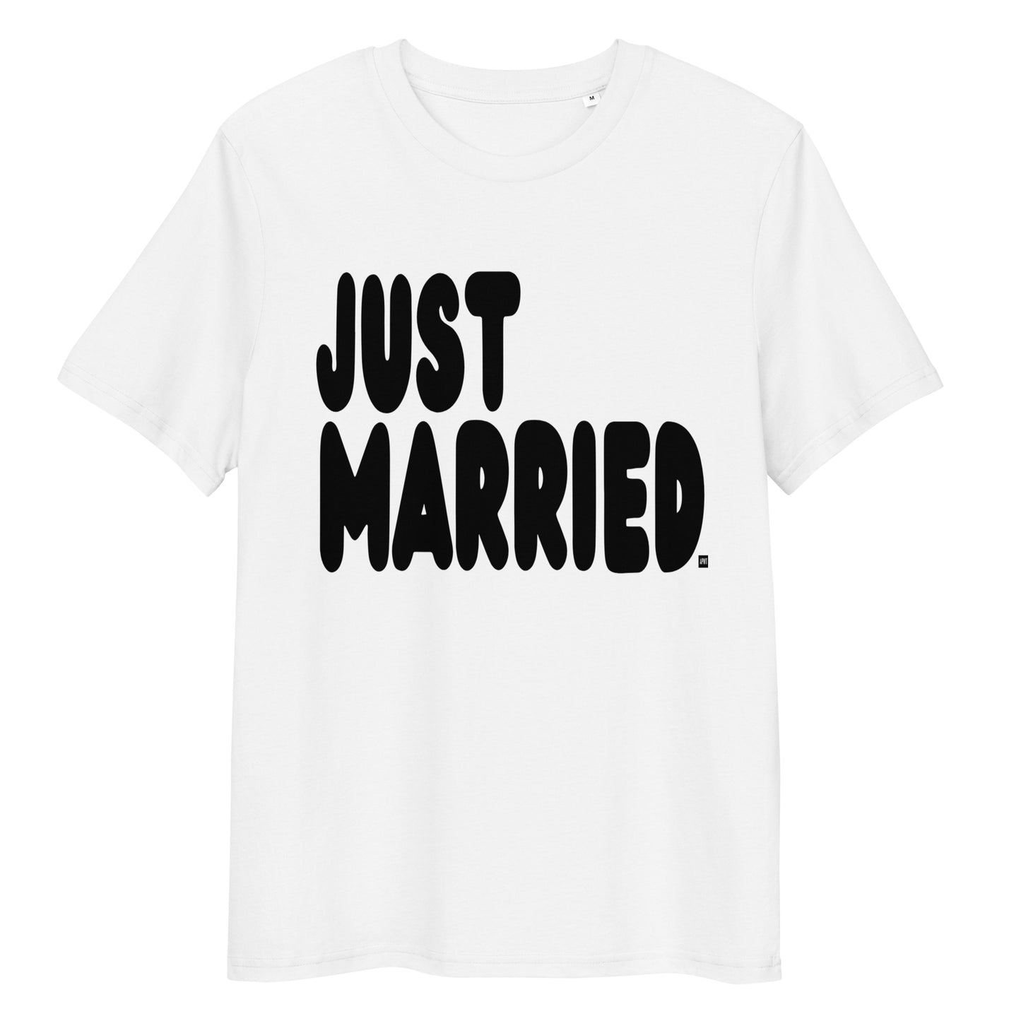 Just Married Premium Unisex White T-Shirt