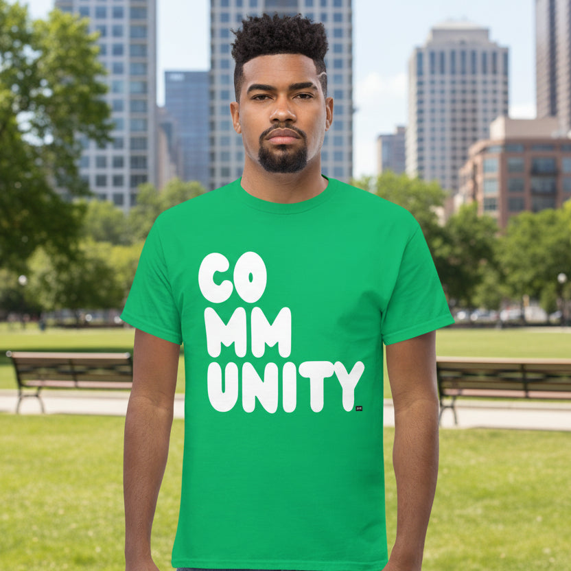 A Community in Green Grass Unisex T-Shirt