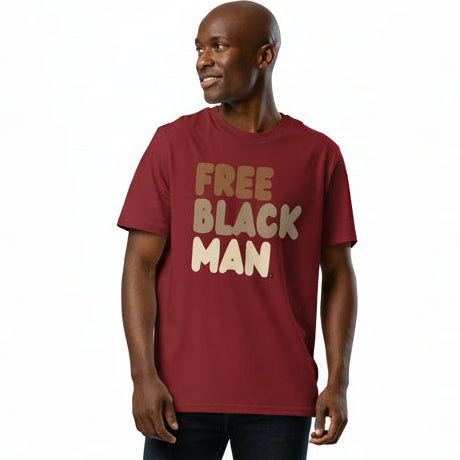 Free Black Man Premium Unisex T-Shirt - Available in Assorted Colors