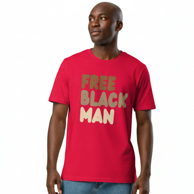 Free Black Man Premium Unisex T-Shirt - Available in Assorted Colors