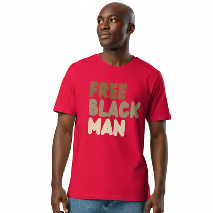 Free Black Man Premium Unisex T-Shirt - Available in Assorted Colors