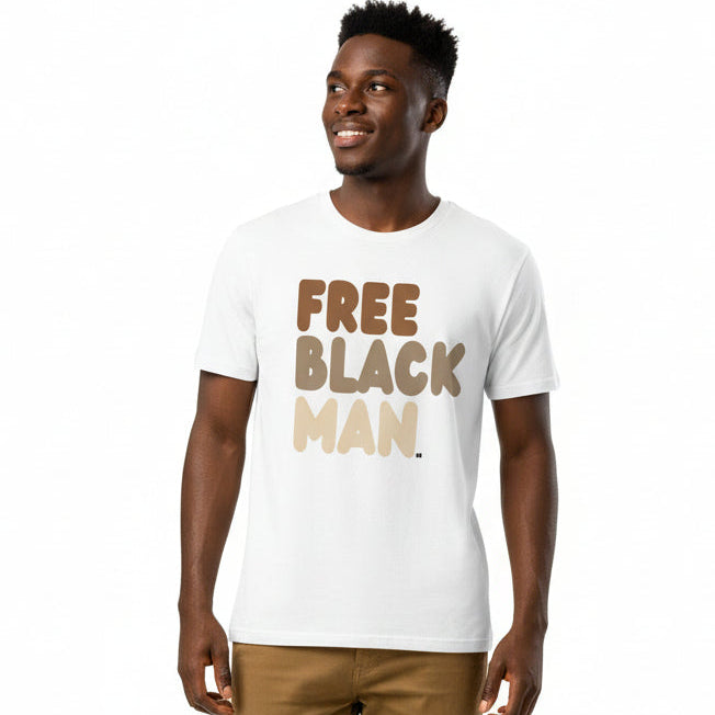 Free Black Man Premium Unisex T-Shirt - Available in Assorted Colors