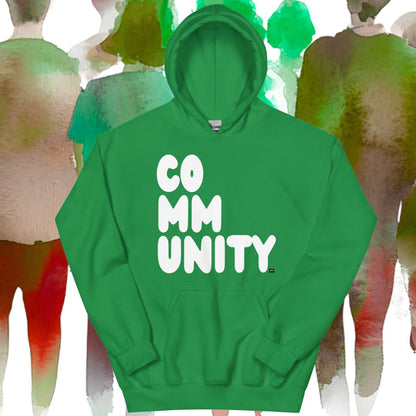 A Community in Green Grass Unisex Hoodie