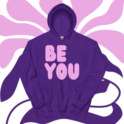 Be You in Purple and Pink Unisex Hoodie