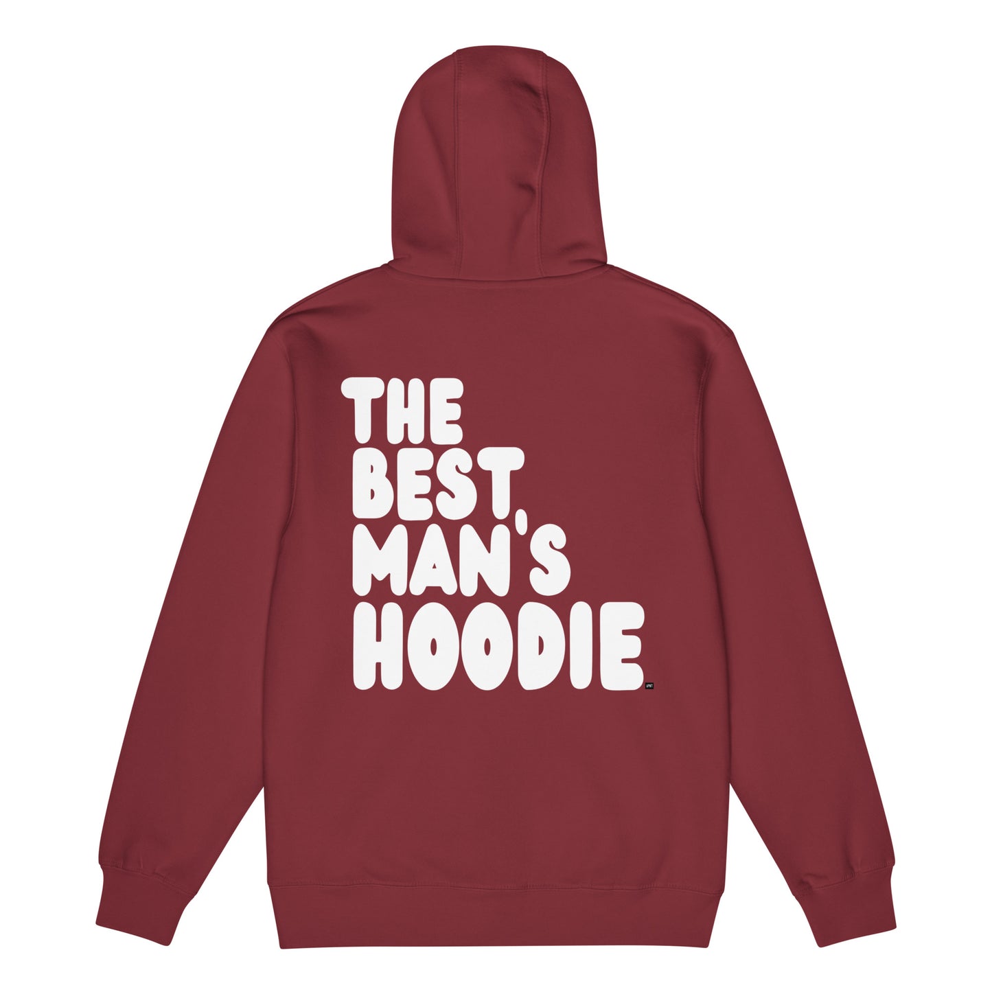 The Best Man's Hoodie Premium Unisex Hoodie in Burgundy