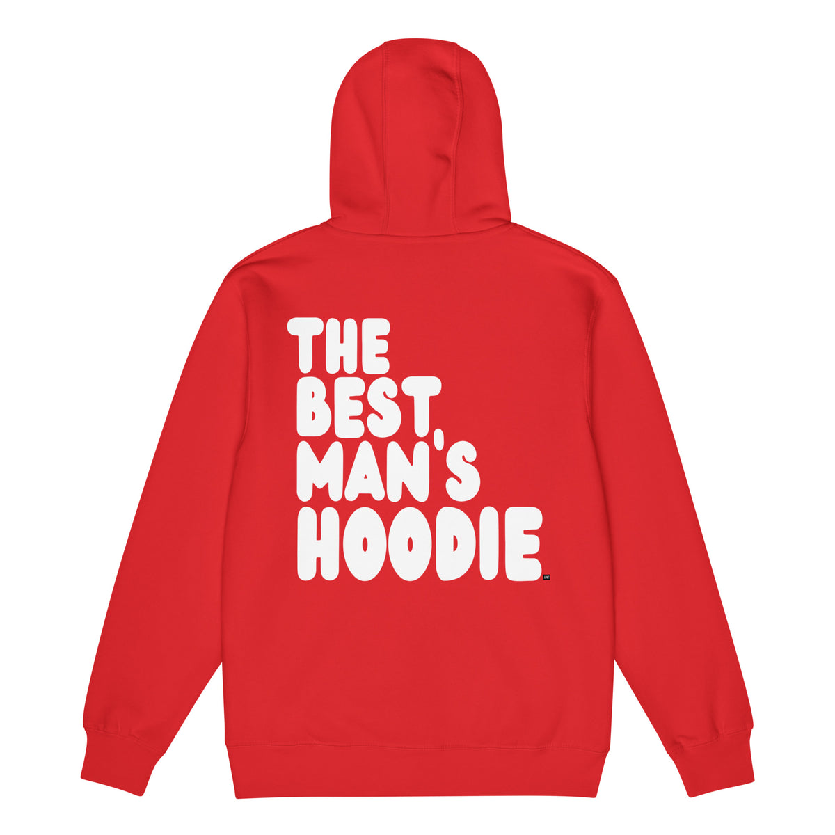 The Best Man's Hoodie Premium Unisex Hoodie in Red