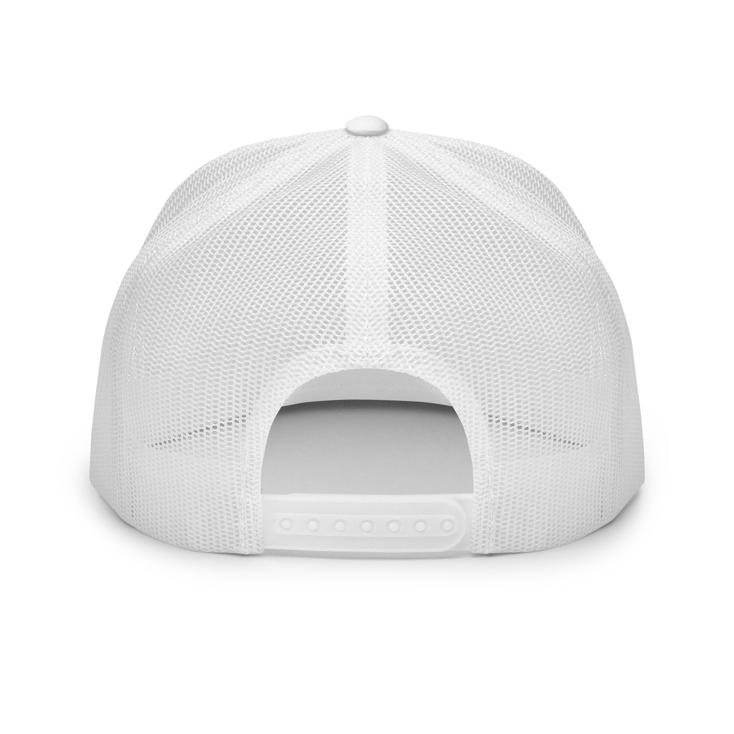 The Bride Trucker Hat from the APWT Gift Shop in white back