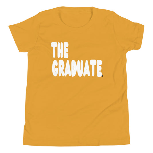 The Graduate Kid's Unisex T-Shirt in Yellow from the APWT Gift Shop