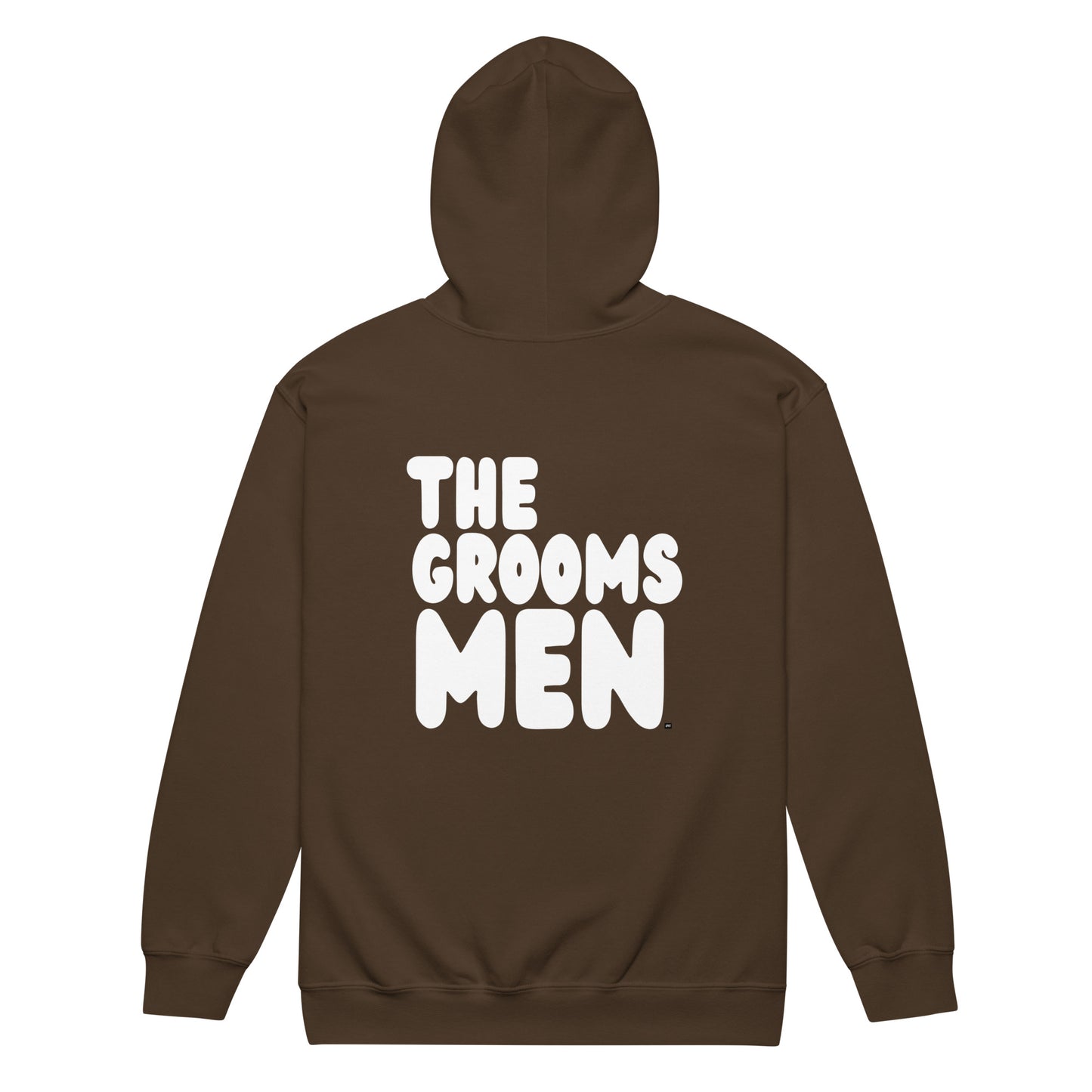 The Groomsmen Unisex Zip-Up Hoodie in Brown