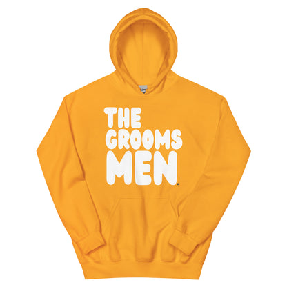 The Groomsmen Unisex Hoodie in Gold Flat Image