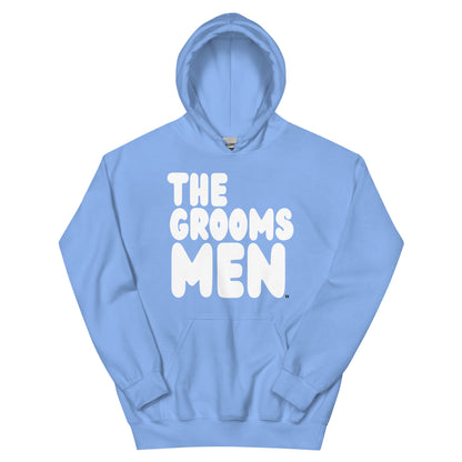 The Groomsmen Unisex Hoodie in Light Blue Flat Image
