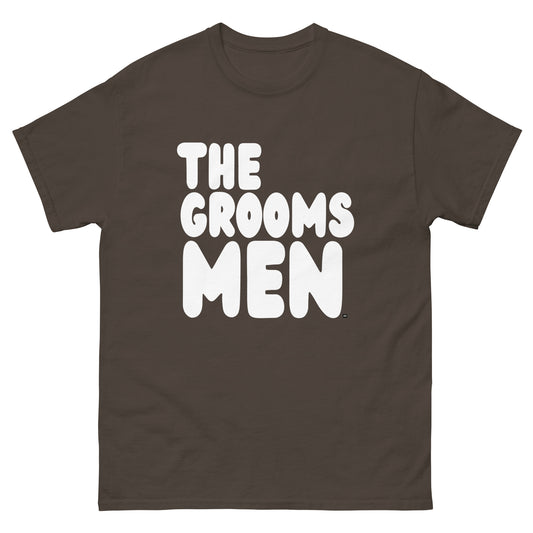The Groomsmen Unisex T-Shirt in Brown