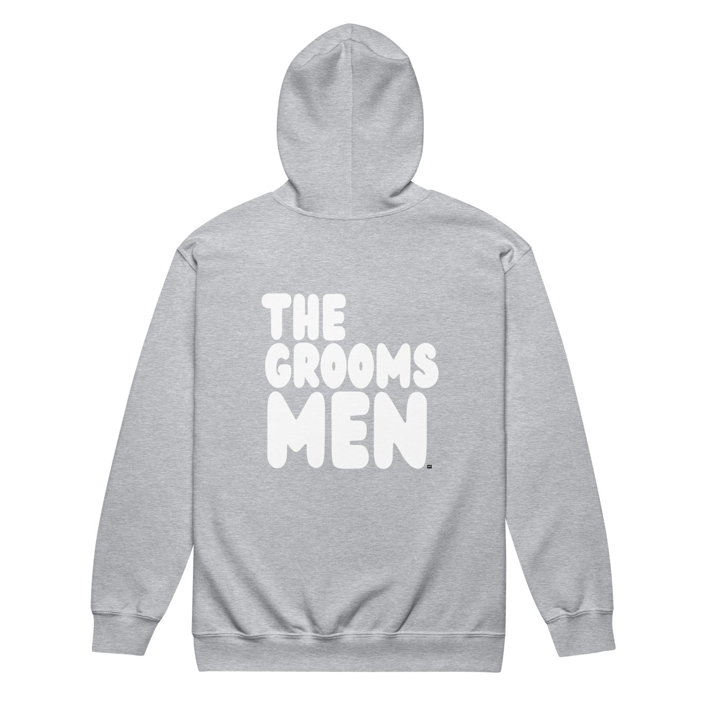 The Groomsmen Unisex Zip-Up Hoodie in Grey
