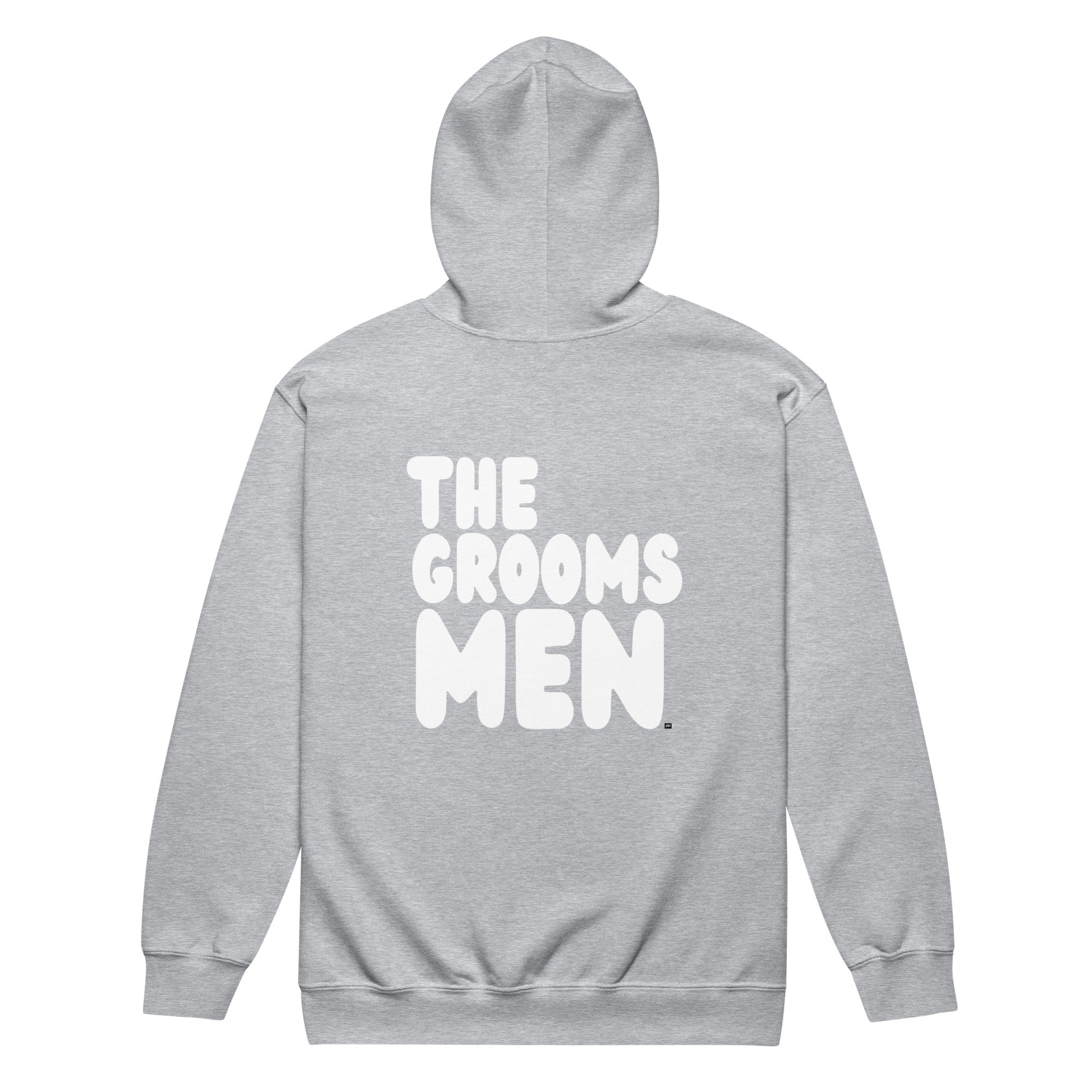 The Groomsmen Unisex Zip-Up Hoodie in Grey