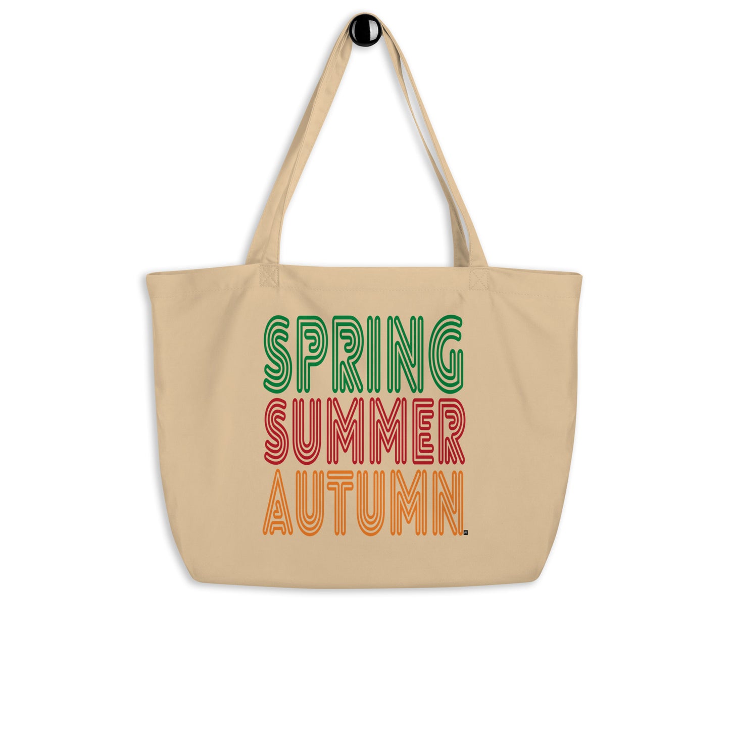 The Spring into Summer Jumbo Tote Bag from the APWT Gift Shop in Natural