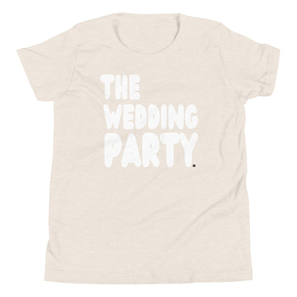 The Wedding Party Kids T-Shirt in Beige from the APWT Gift Shop