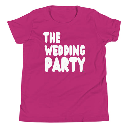 The Wedding Party Kids T-Shirt in  Hot Pink from the APWT Gift Shop