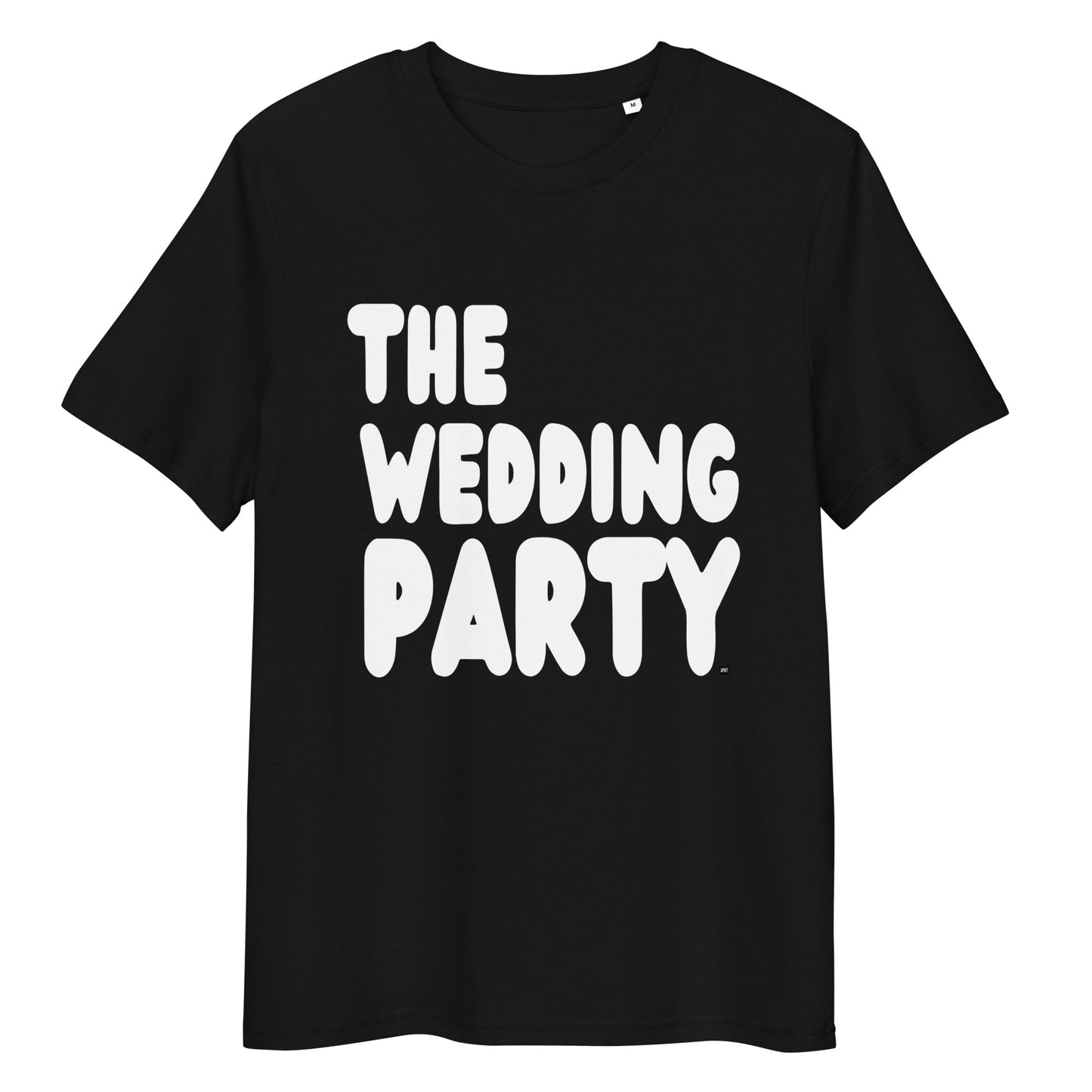 The Wedding Party Premium Unisex T-Shirt in Black from the APWT Gift Shop