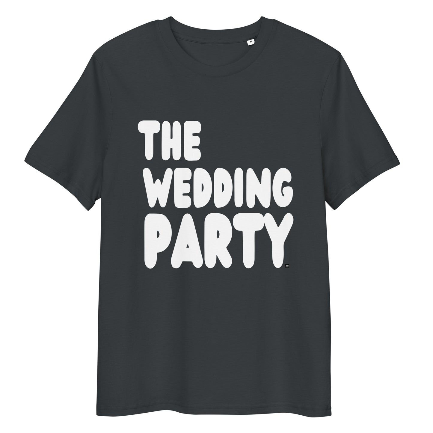 The Wedding Party Premium Unisex T-Shirt in Dark Grey from the APWT Gift Shop