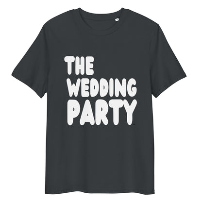 The Wedding Party Premium Unisex T-Shirt in Dark Grey from the APWT Gift Shop