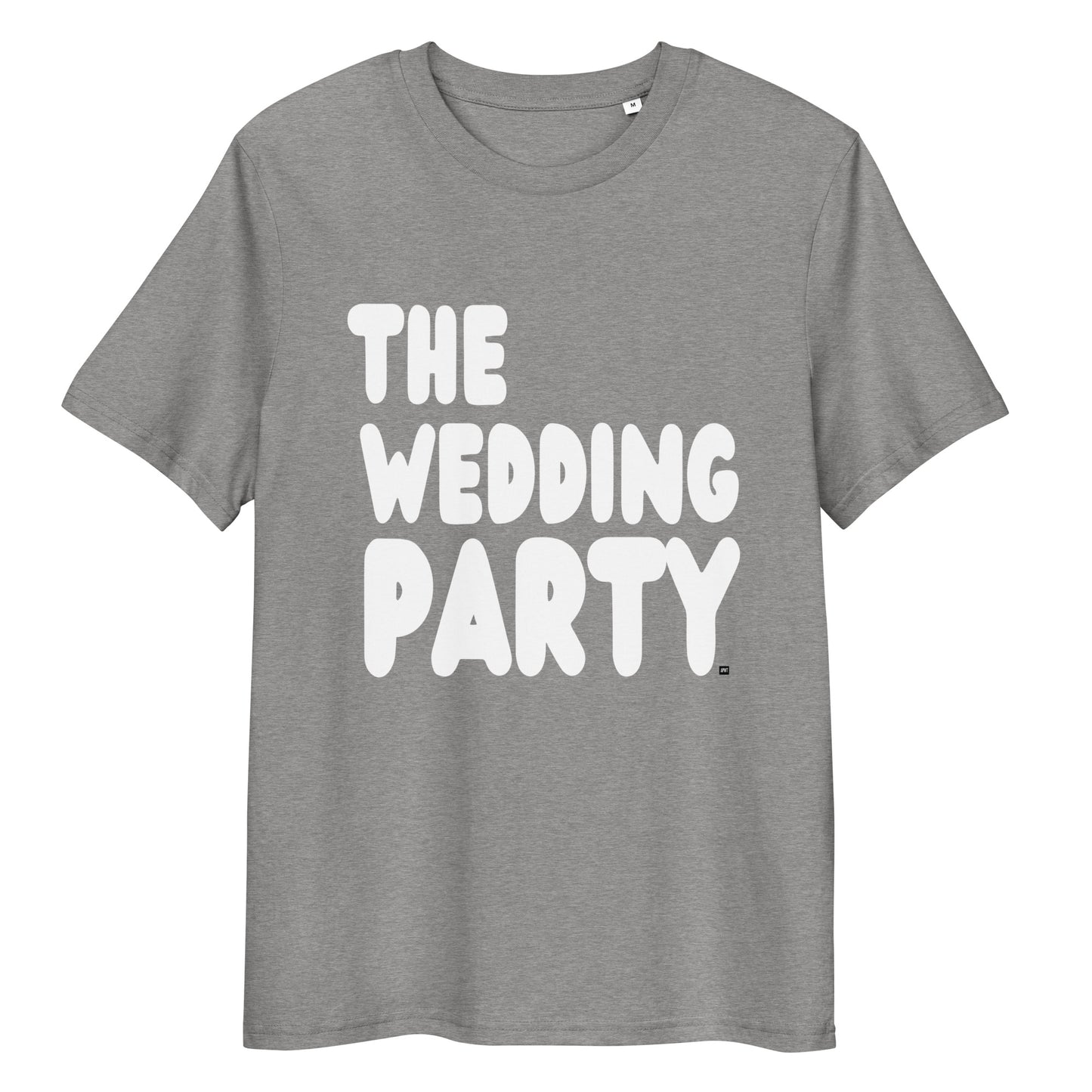 The Wedding Party Premium Unisex T-Shirt in Grey from the APWT Gift Shop